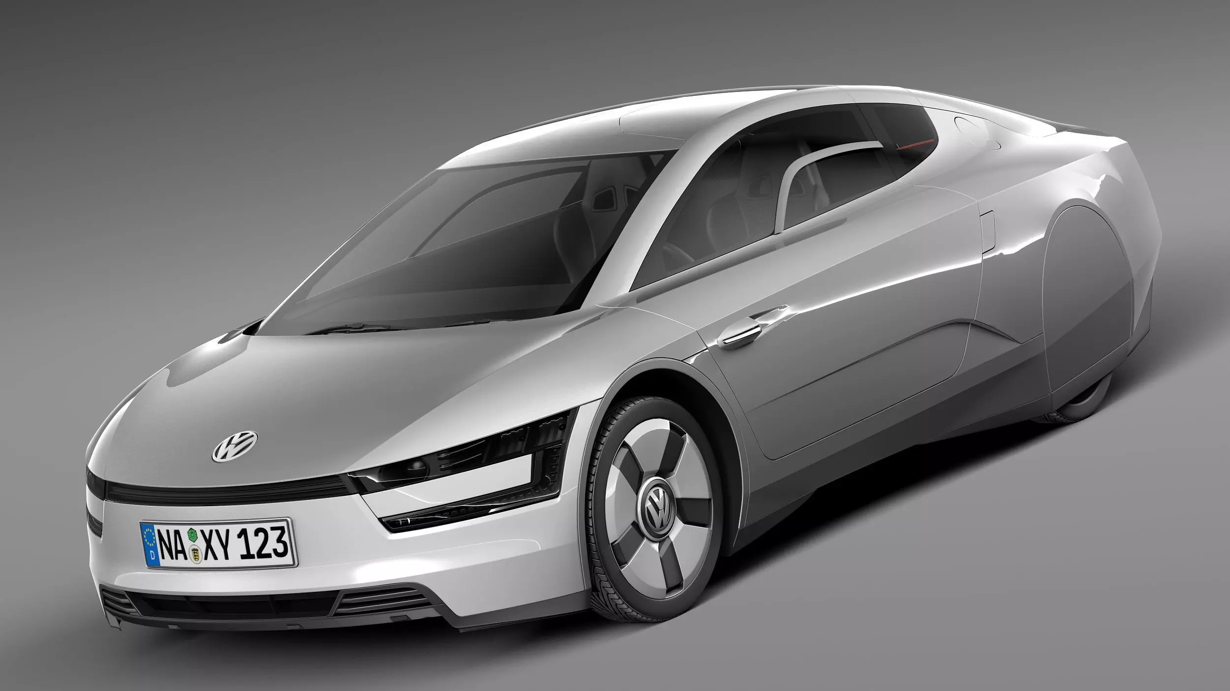Volkswagen XL1 2014 3D model_0
