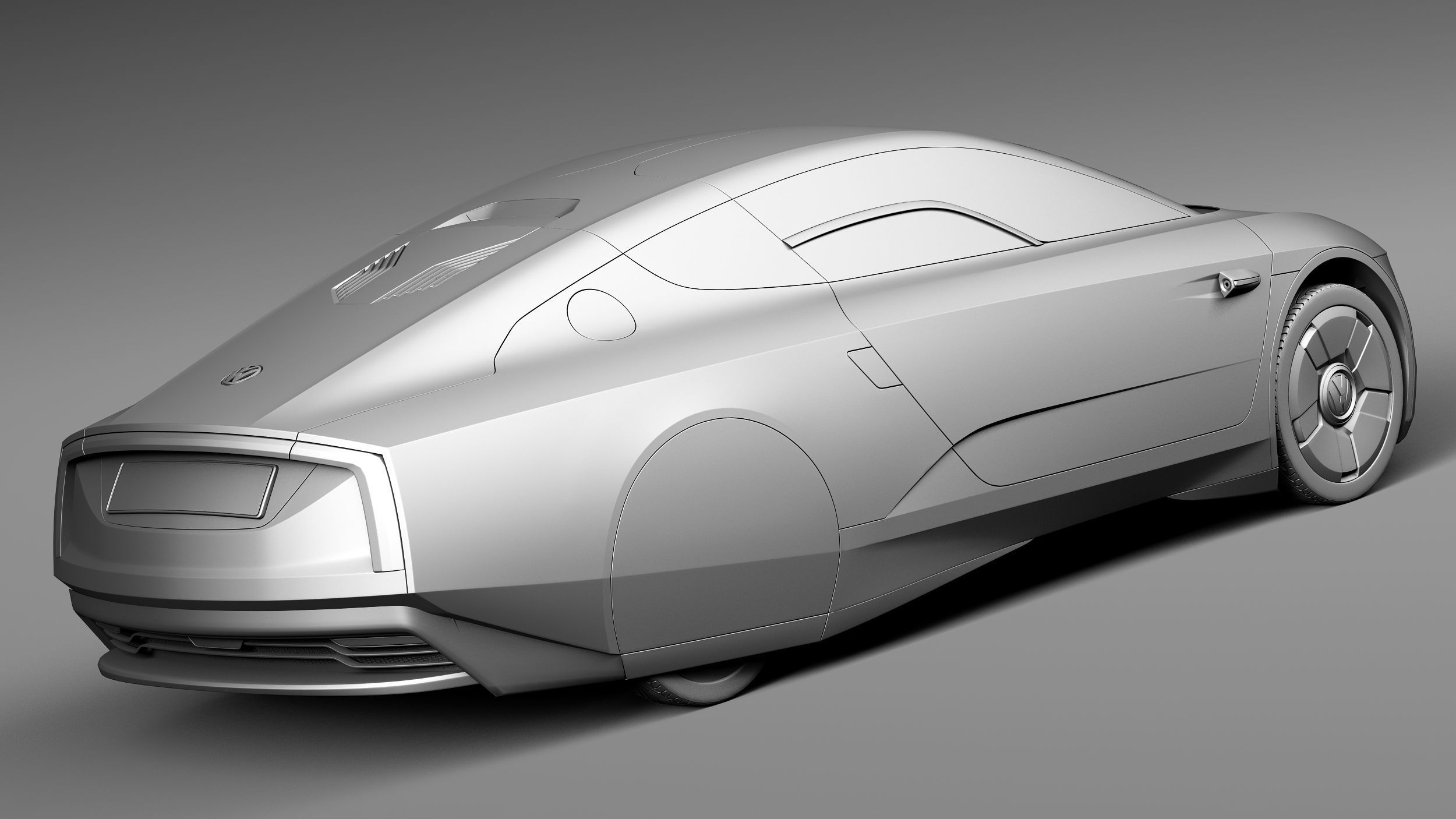 Volkswagen XL1 2014 3D model_12
