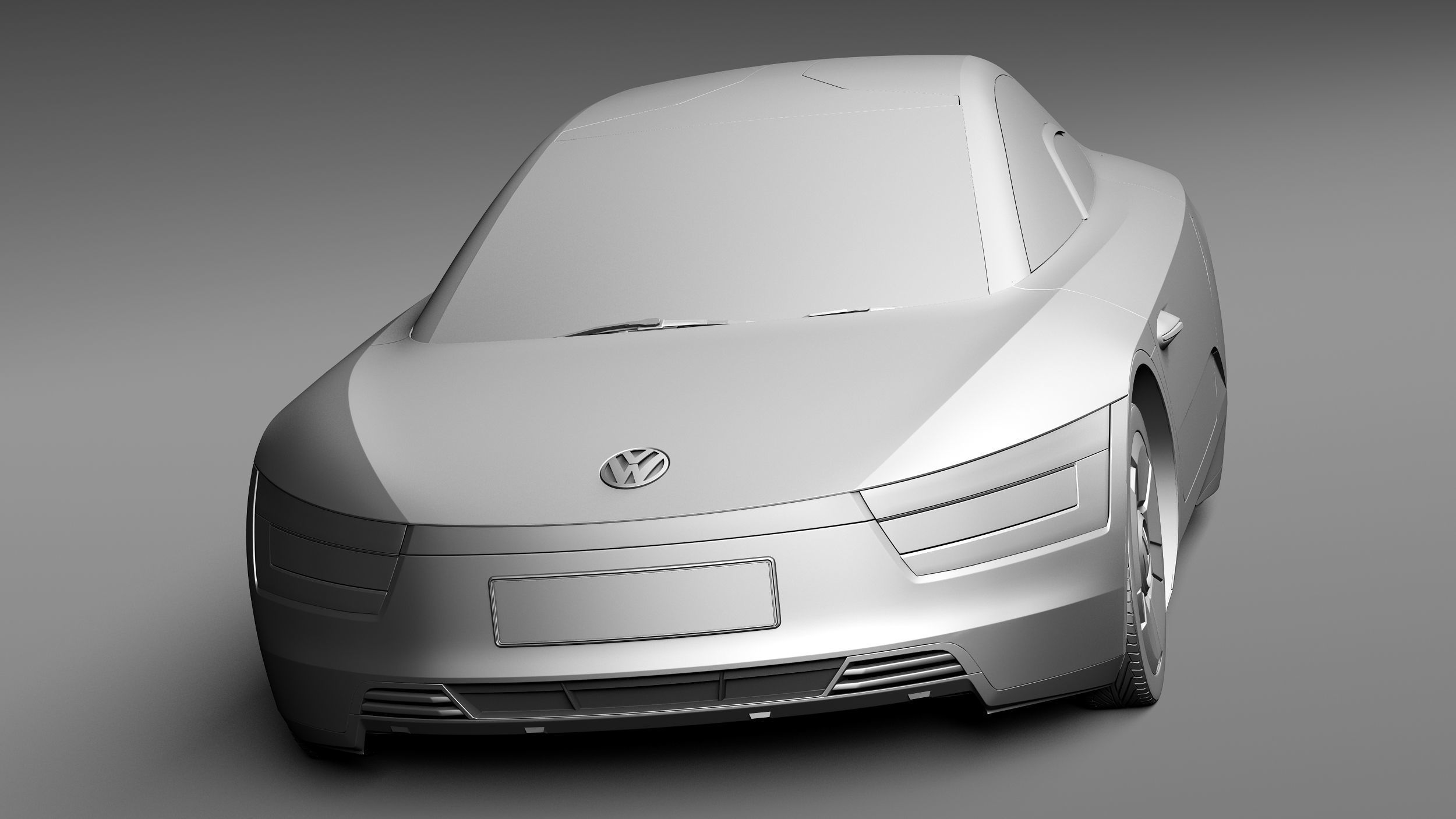 Volkswagen XL1 2014 3D model_9