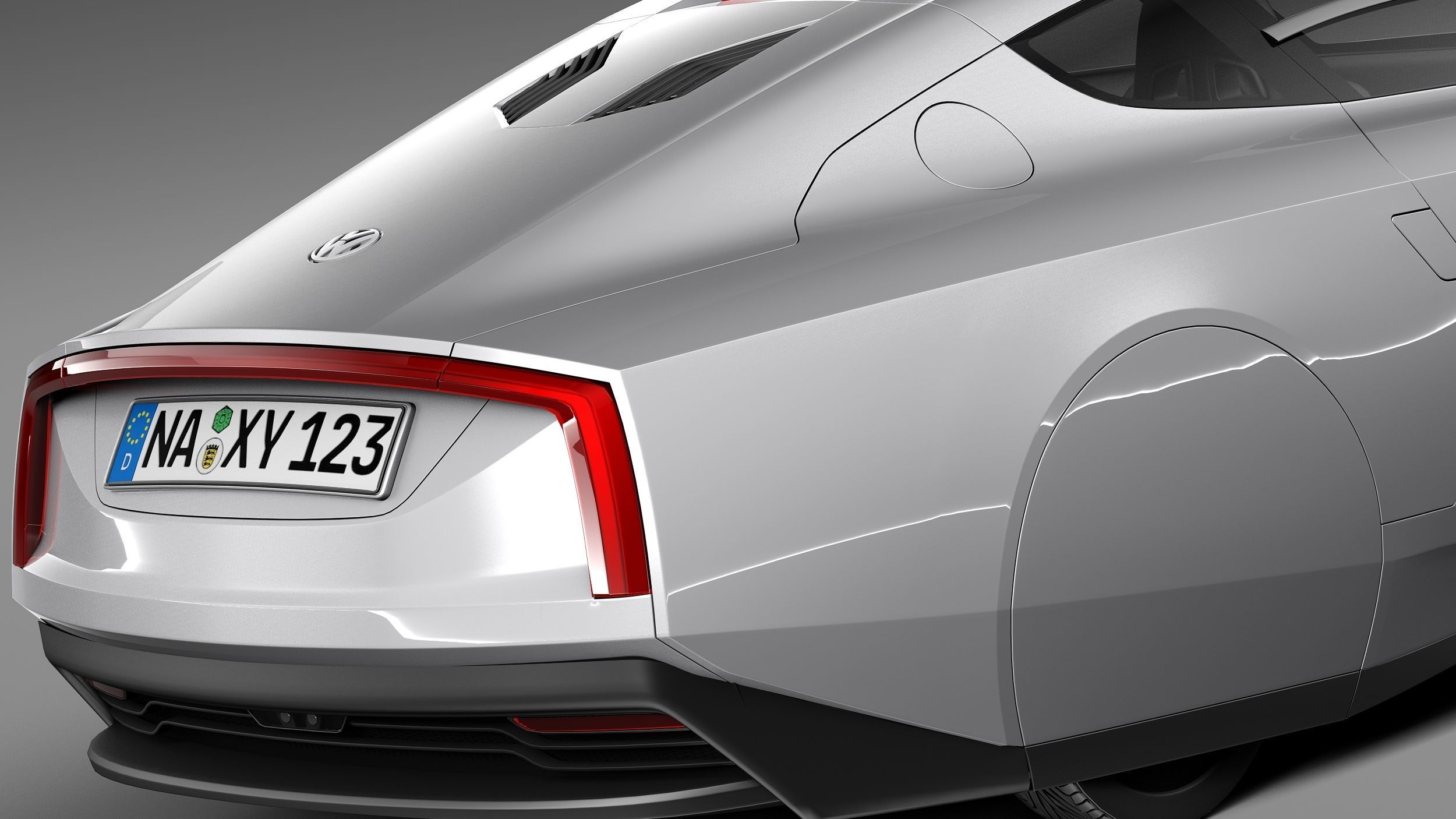 Volkswagen XL1 2014 3D model_3