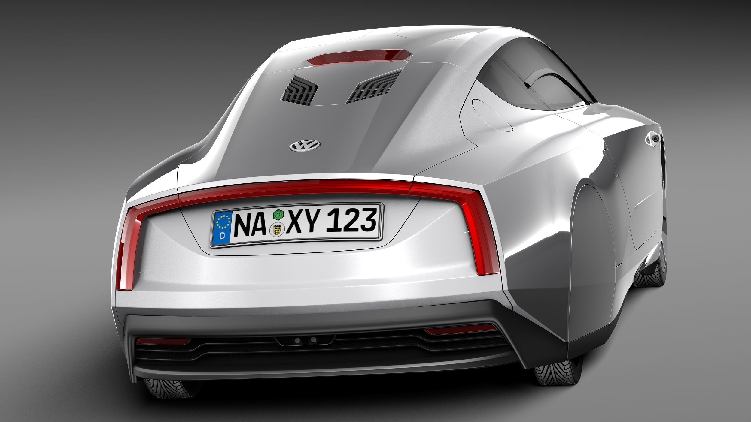 Volkswagen XL1 2014 3D model_5