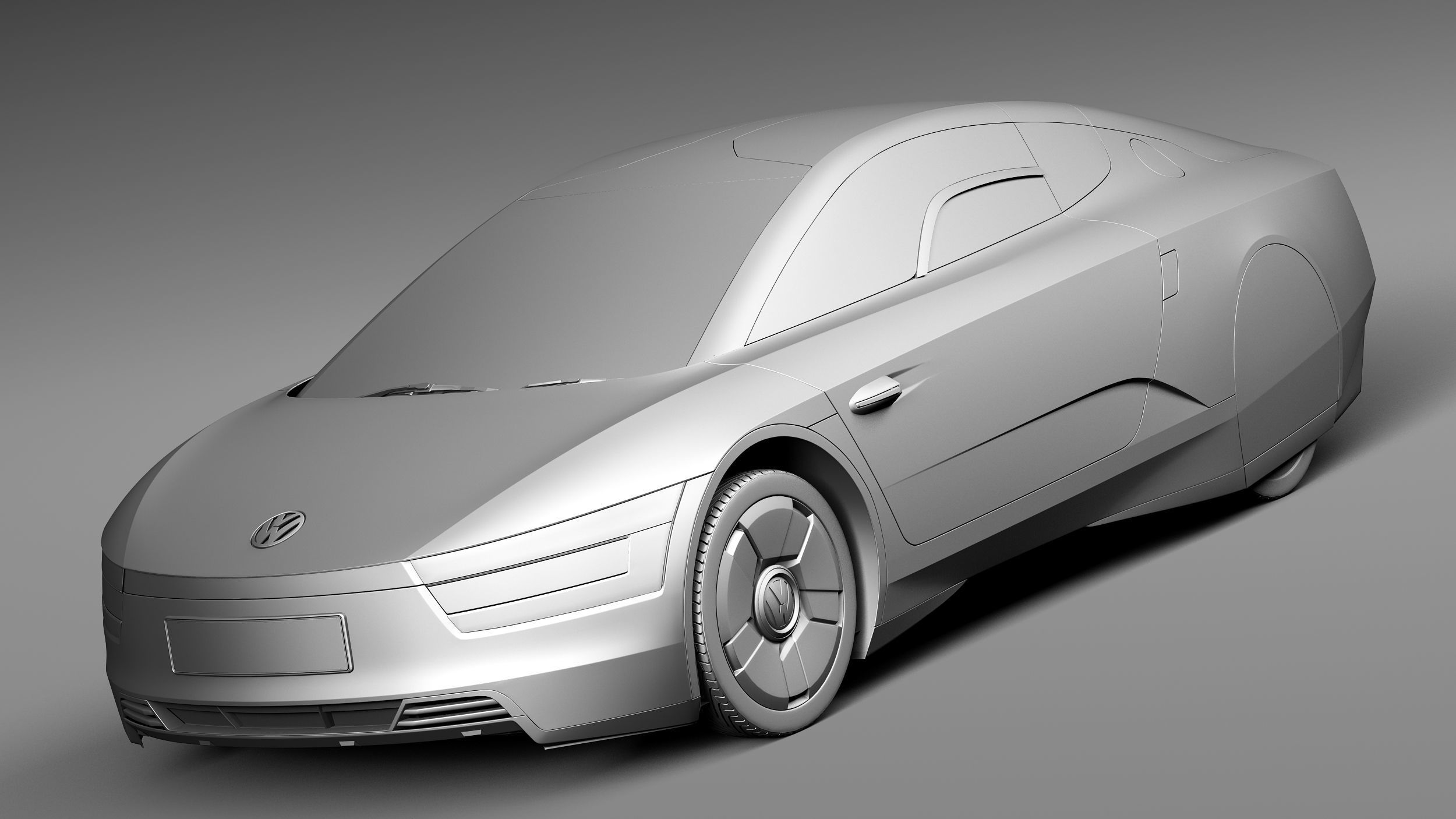 Volkswagen XL1 2014 3D model_8