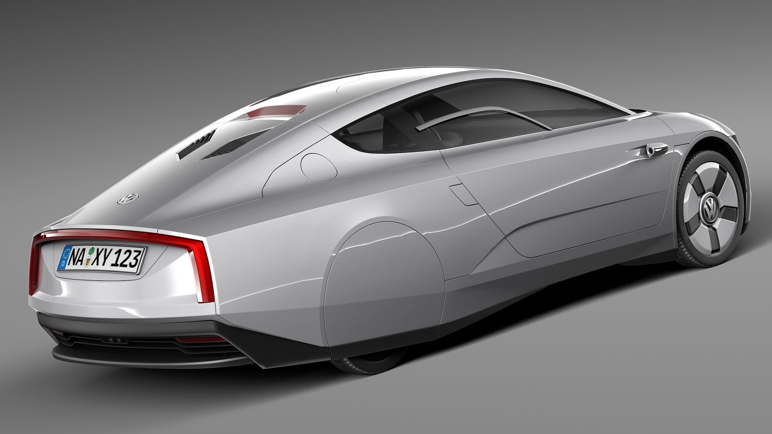 Volkswagen XL1 2014 3D model_4