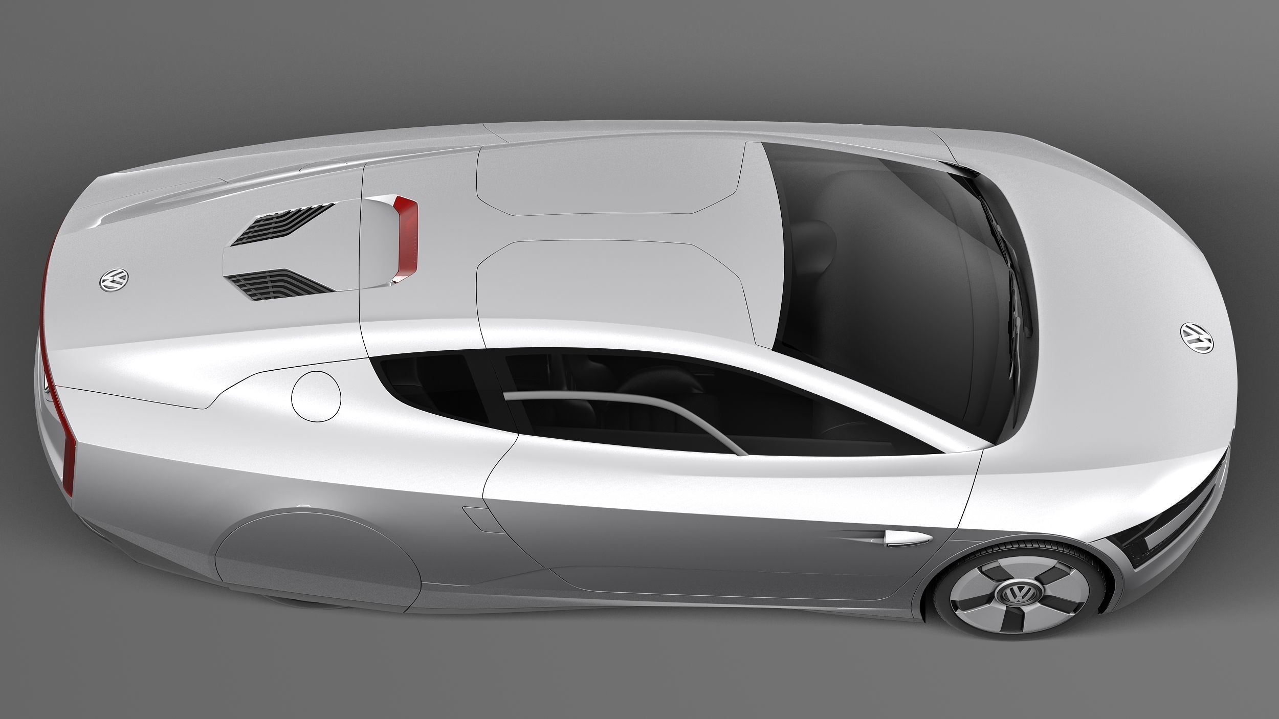 Volkswagen XL1 2014 3D model_7
