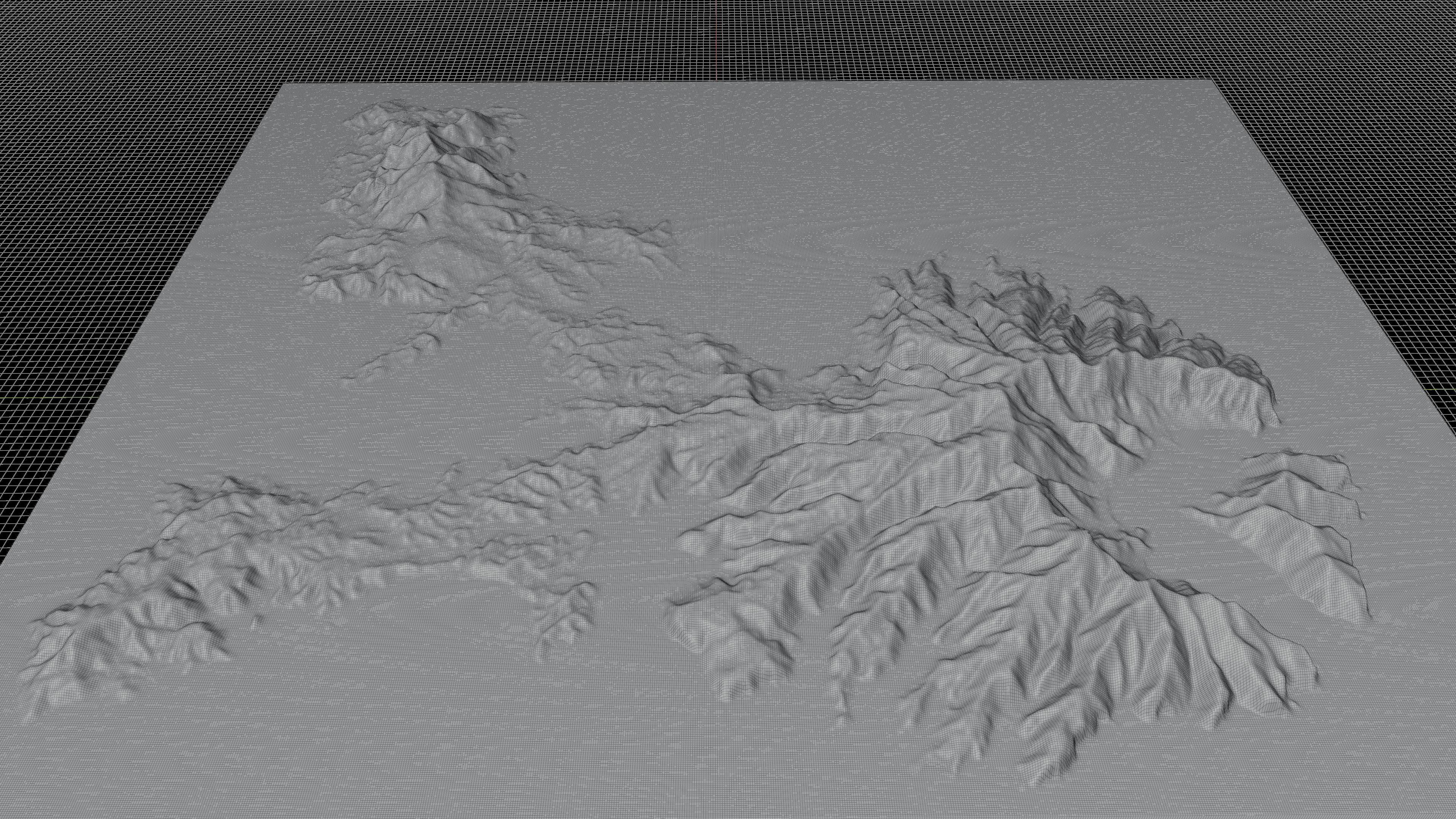 Rinca Island full 3d terrain 3D model_1