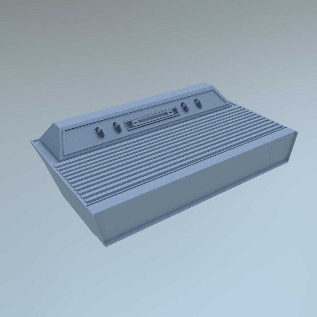Atari 2600 Low-poly 3D model_5