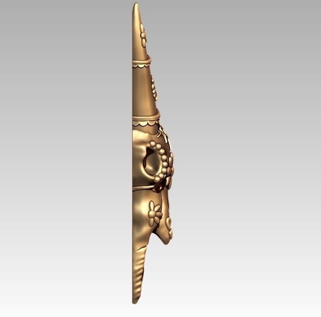 Skeleton Zodiac Capricorn Pendant 3D print model_2