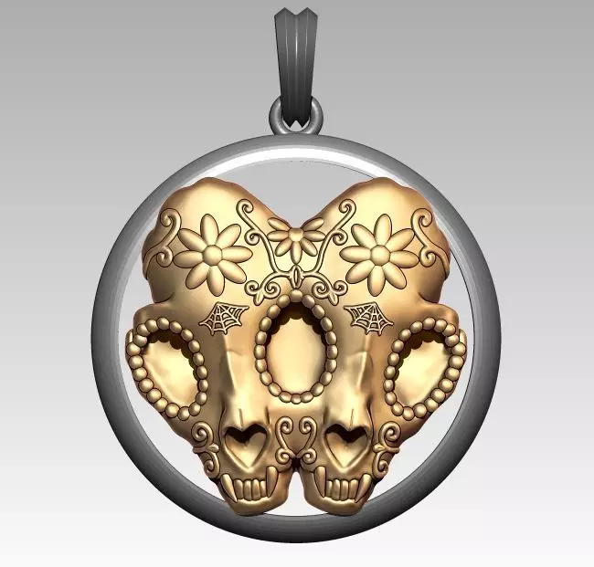 Skeleton Zodiac Gemini 3D print model_0