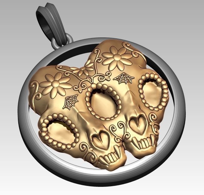 Skeleton Zodiac Gemini 3D print model_2