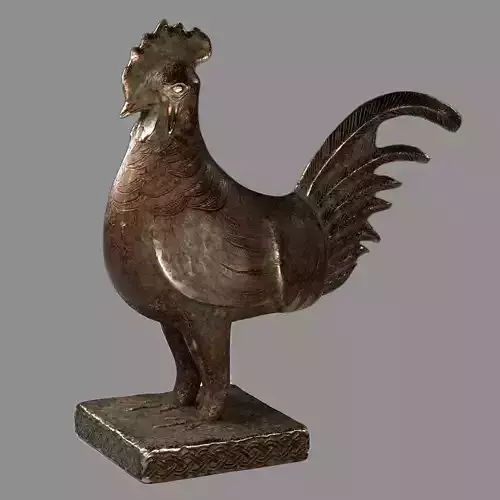 African Okukor Low-poly 3D model