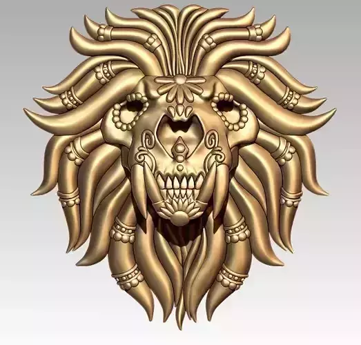 Skeleton Zodiac Leo 3D print model