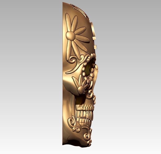 Skeleton Zodiac Libra Pendant 3D print model_3