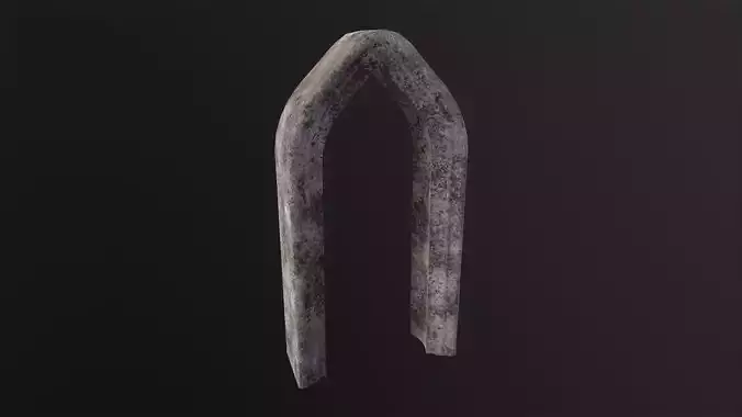 Old Stone Arch 3D Model Low-poly 3D model