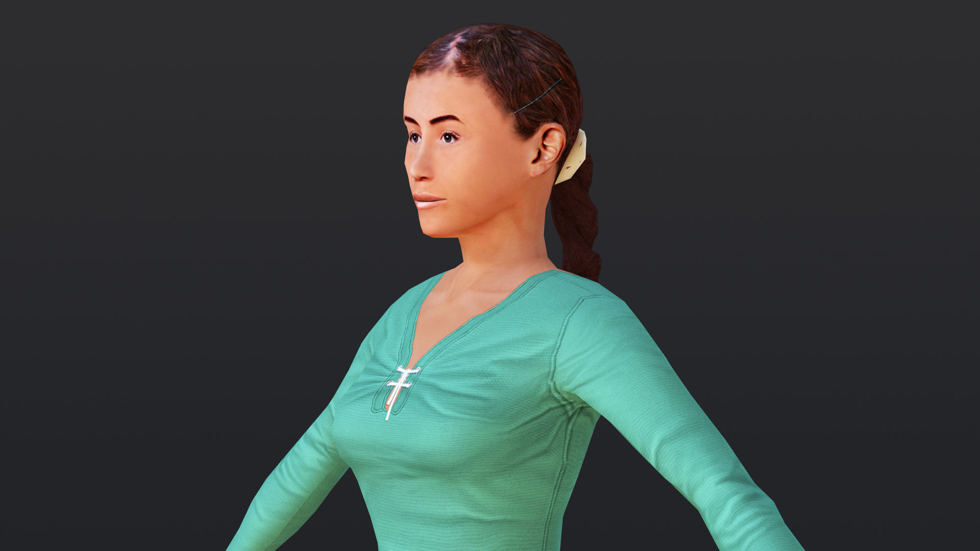 Woman 31 To 35 With 52 Animations 32 Morphs 3D Model Collection_28