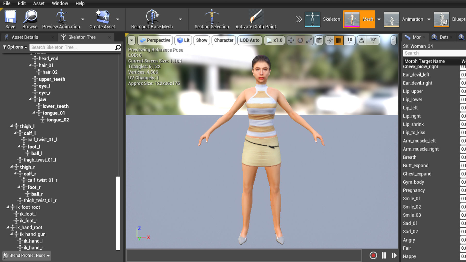 Woman 31 To 35 With 52 Animations 32 Morphs 3D Model Collection_24