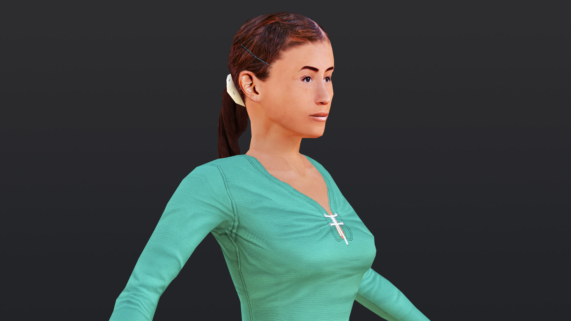 Woman 31 To 35 With 52 Animations 32 Morphs 3D Model Collection_27