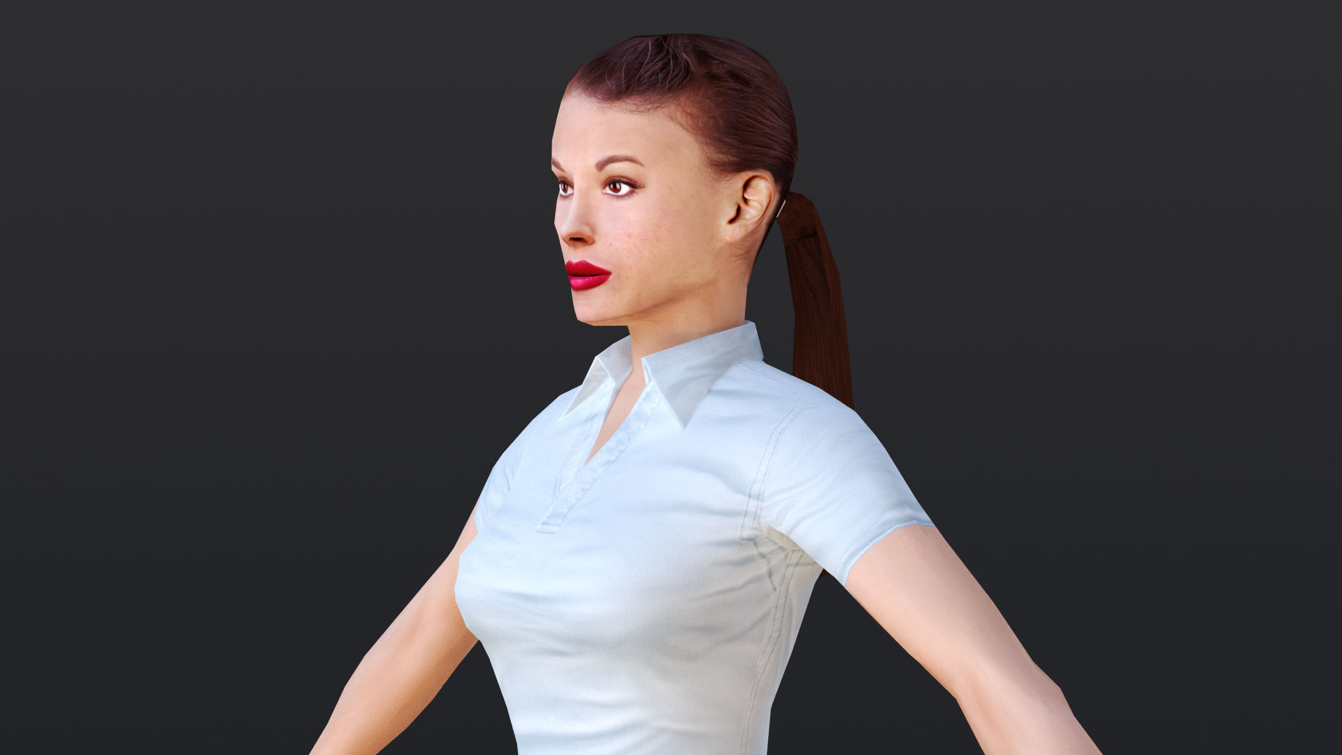 Woman 31 To 35 With 52 Animations 32 Morphs 3D Model Collection_16