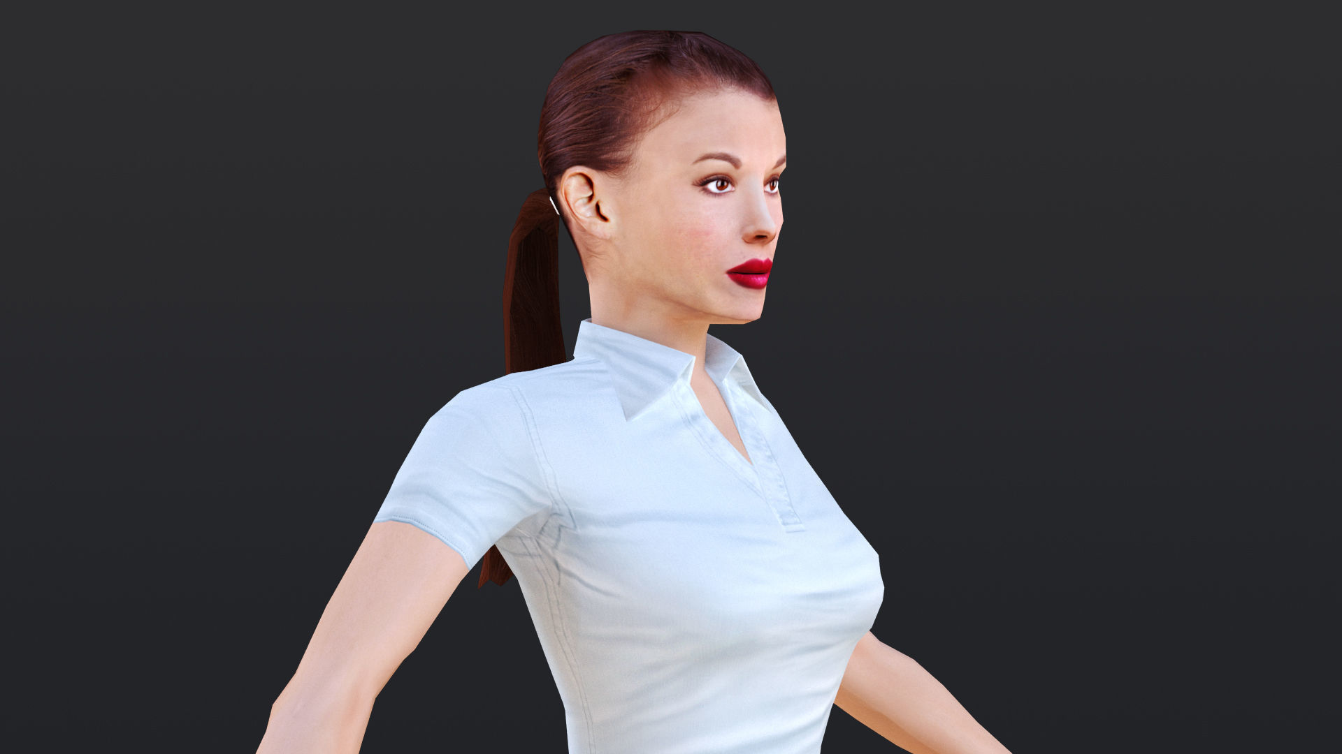 Woman 31 To 35 With 52 Animations 32 Morphs 3D Model Collection_17