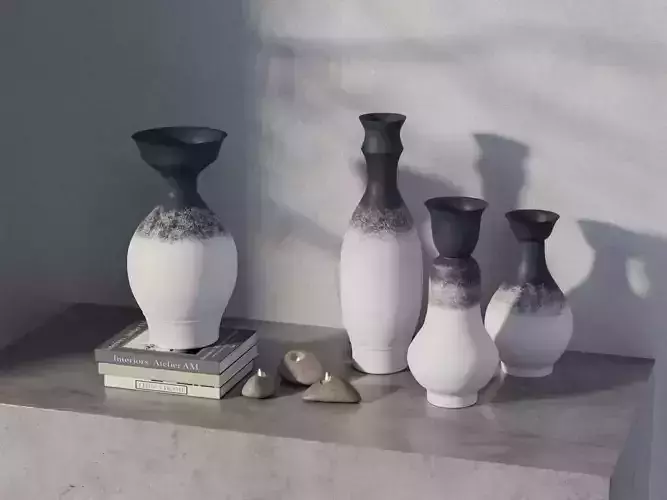 Mykonos Vases with Books