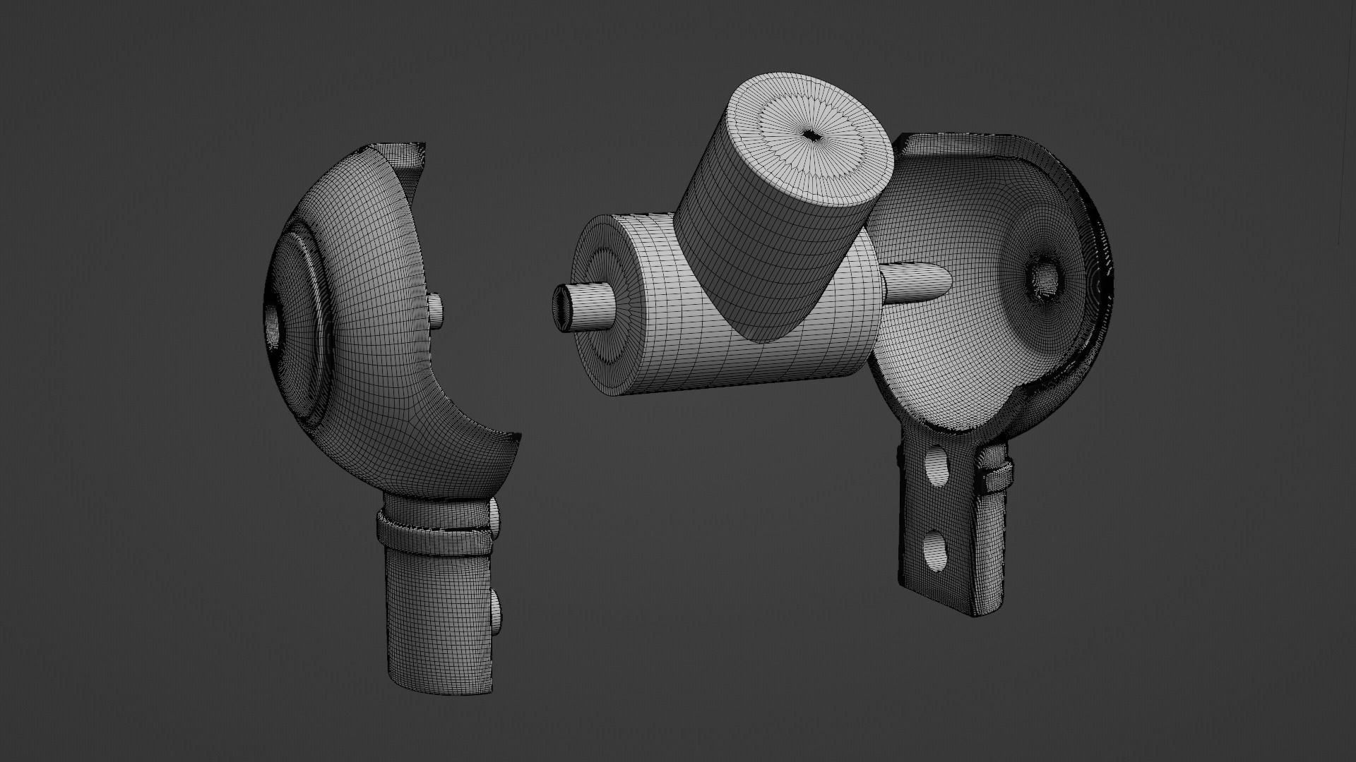 Robot joints 3D model_3