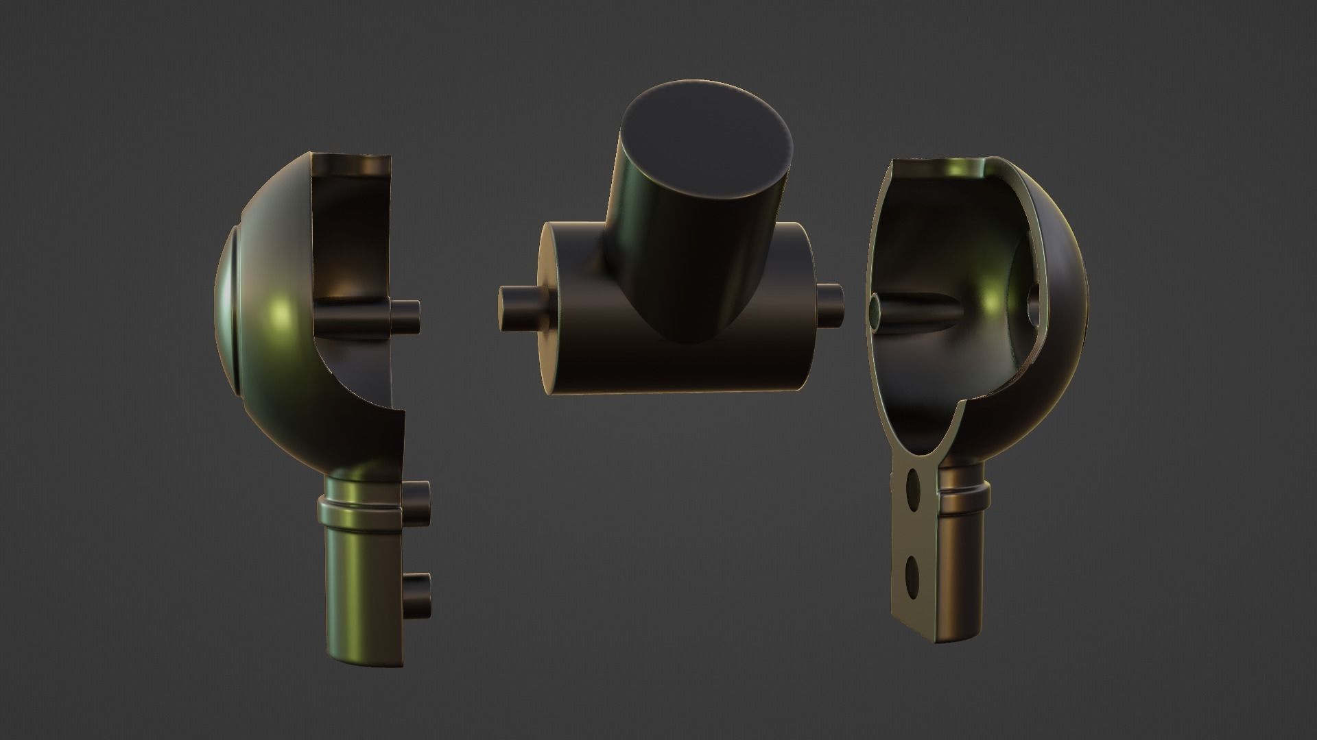 Robot joints 3D model_24