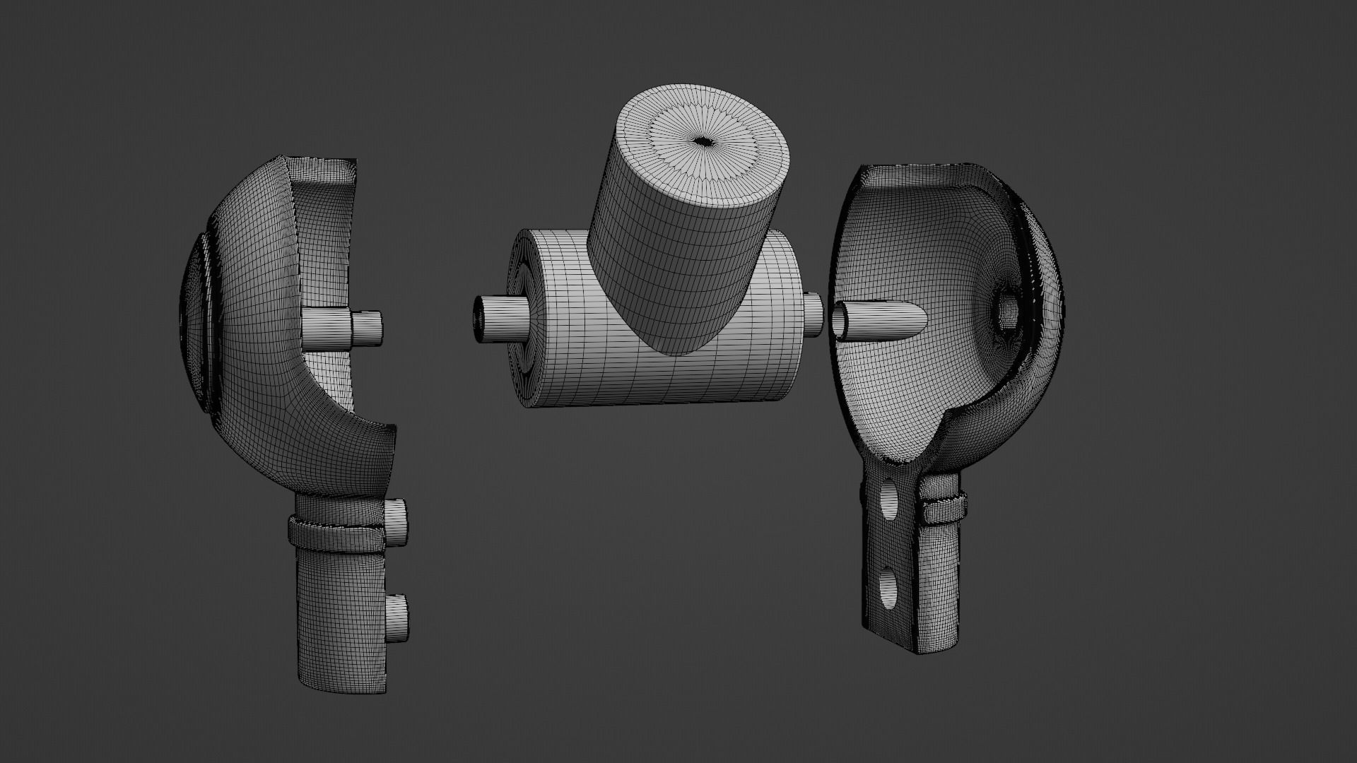 Robot joints 3D model_23