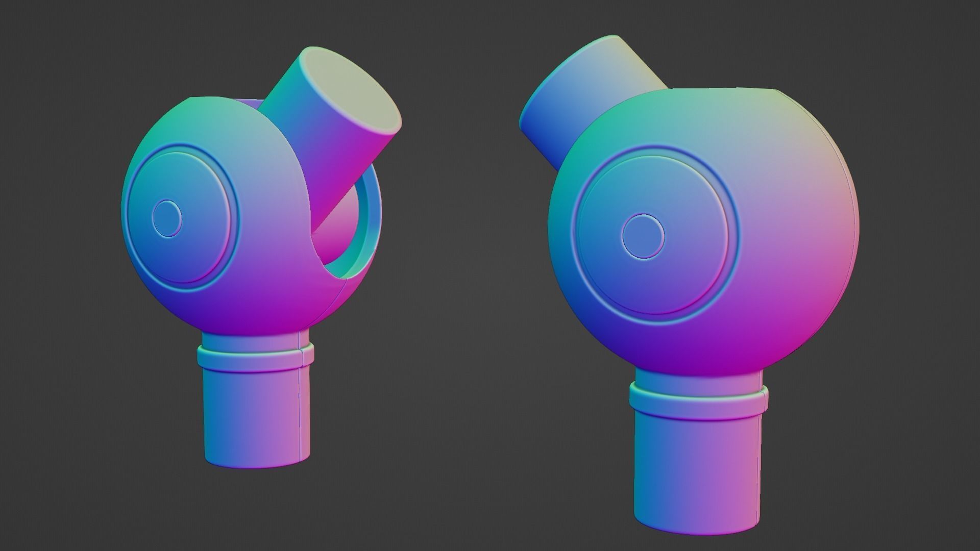 Robot joints 3D model_11