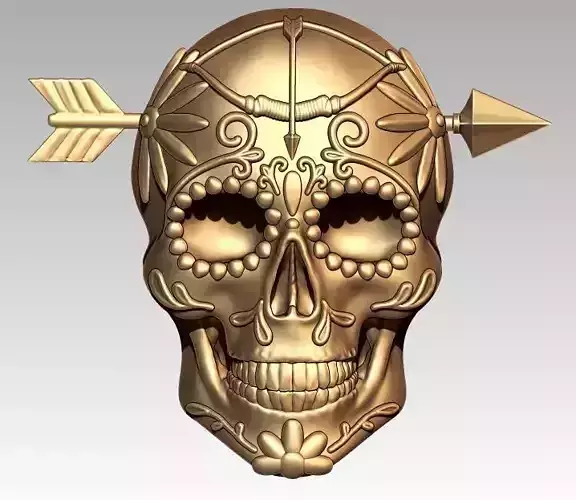 Skeleton Zodiac Sagittarius Pendant 3D print model
