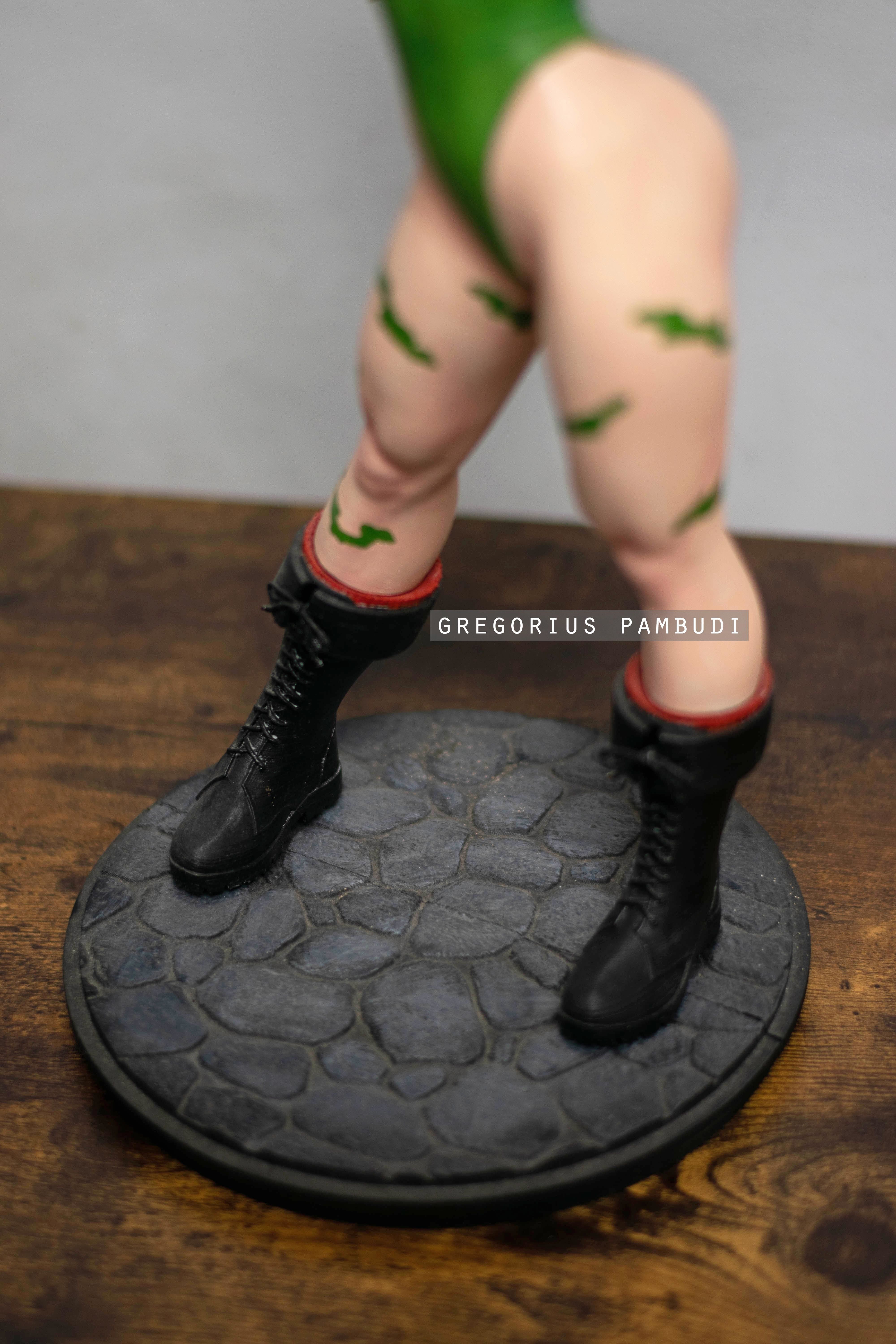 Cammy Street Fighter Fan Art Statue 3d Printable 3D print model_9