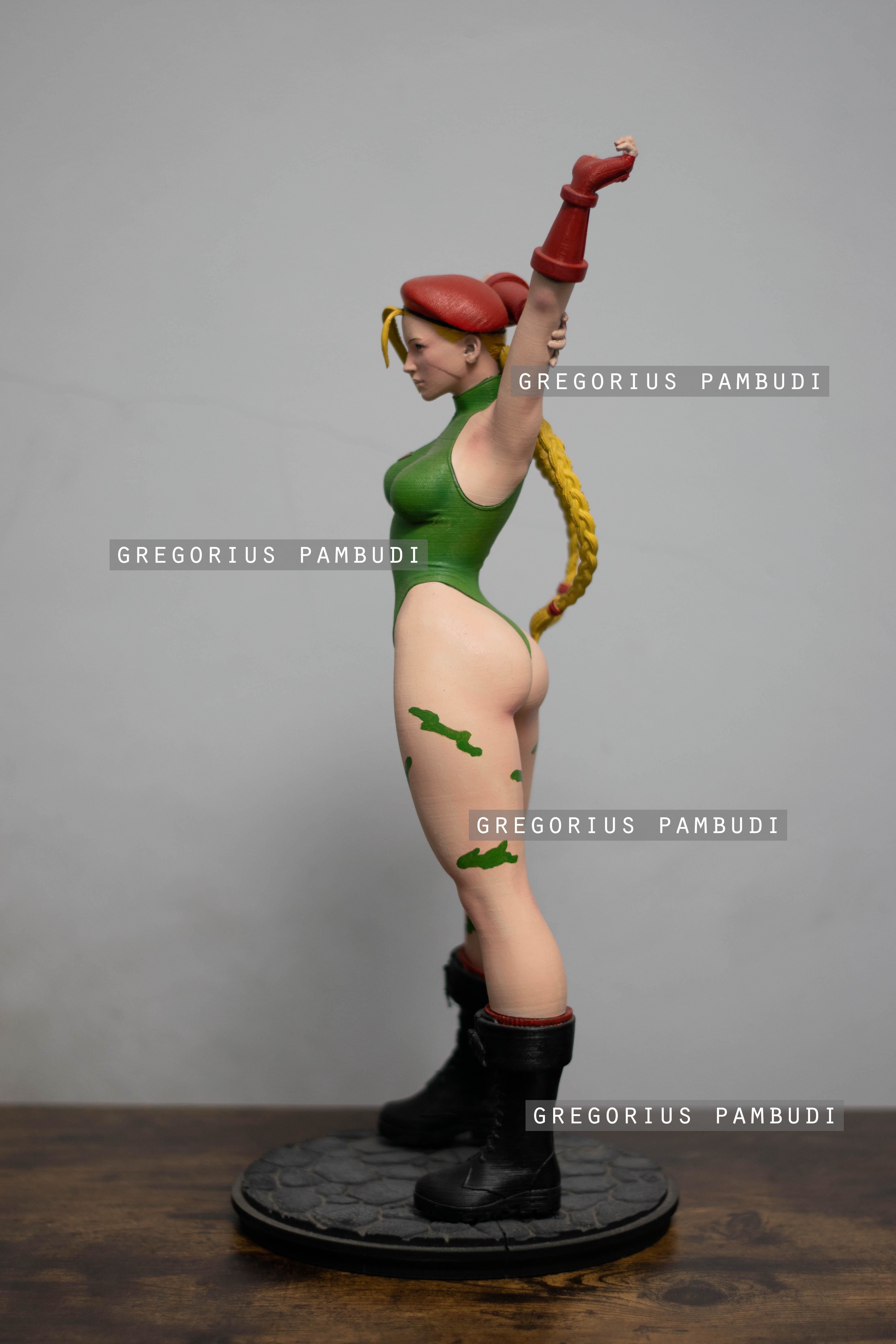 Cammy Street Fighter Fan Art Statue 3d Printable 3D print model_11