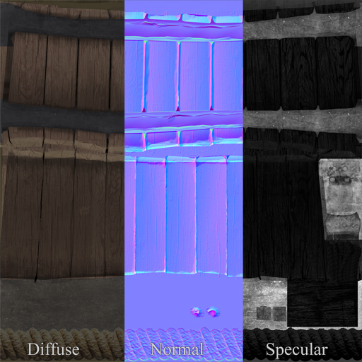 Water Well Low-poly 3D model_4