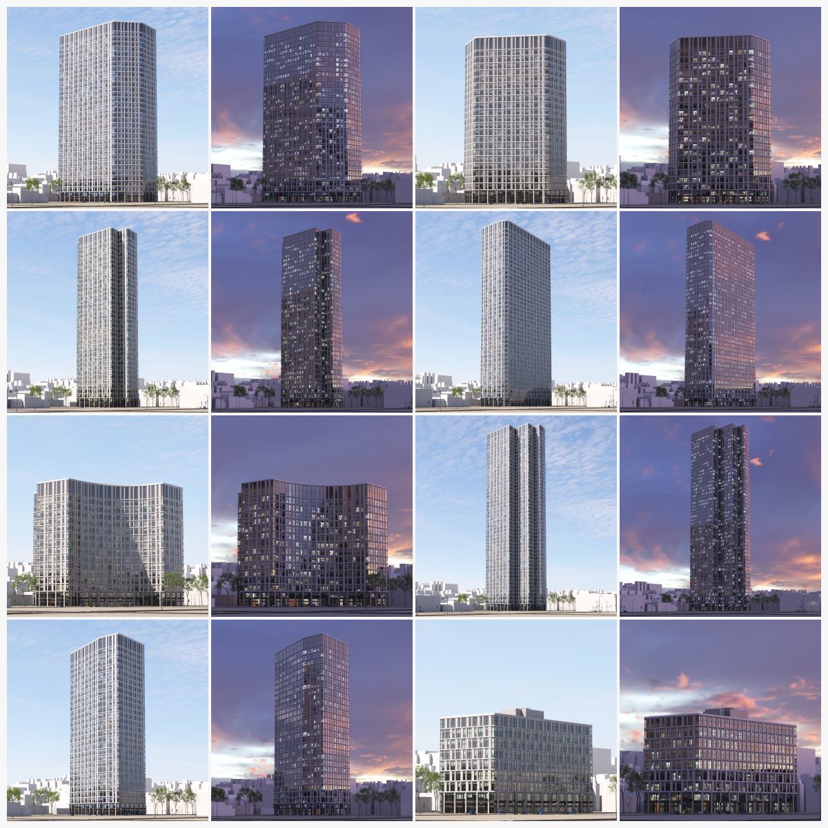 Archmodels vol 271 for c4d - collection of skyscrapers 3D model_7