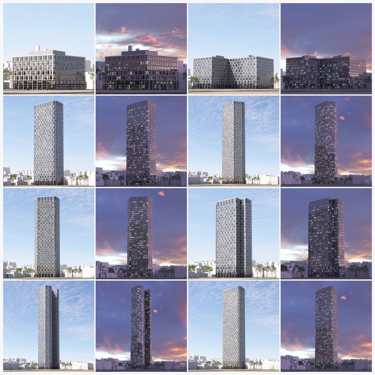 Archmodels vol 271 for c4d - collection of skyscrapers 3D model_8