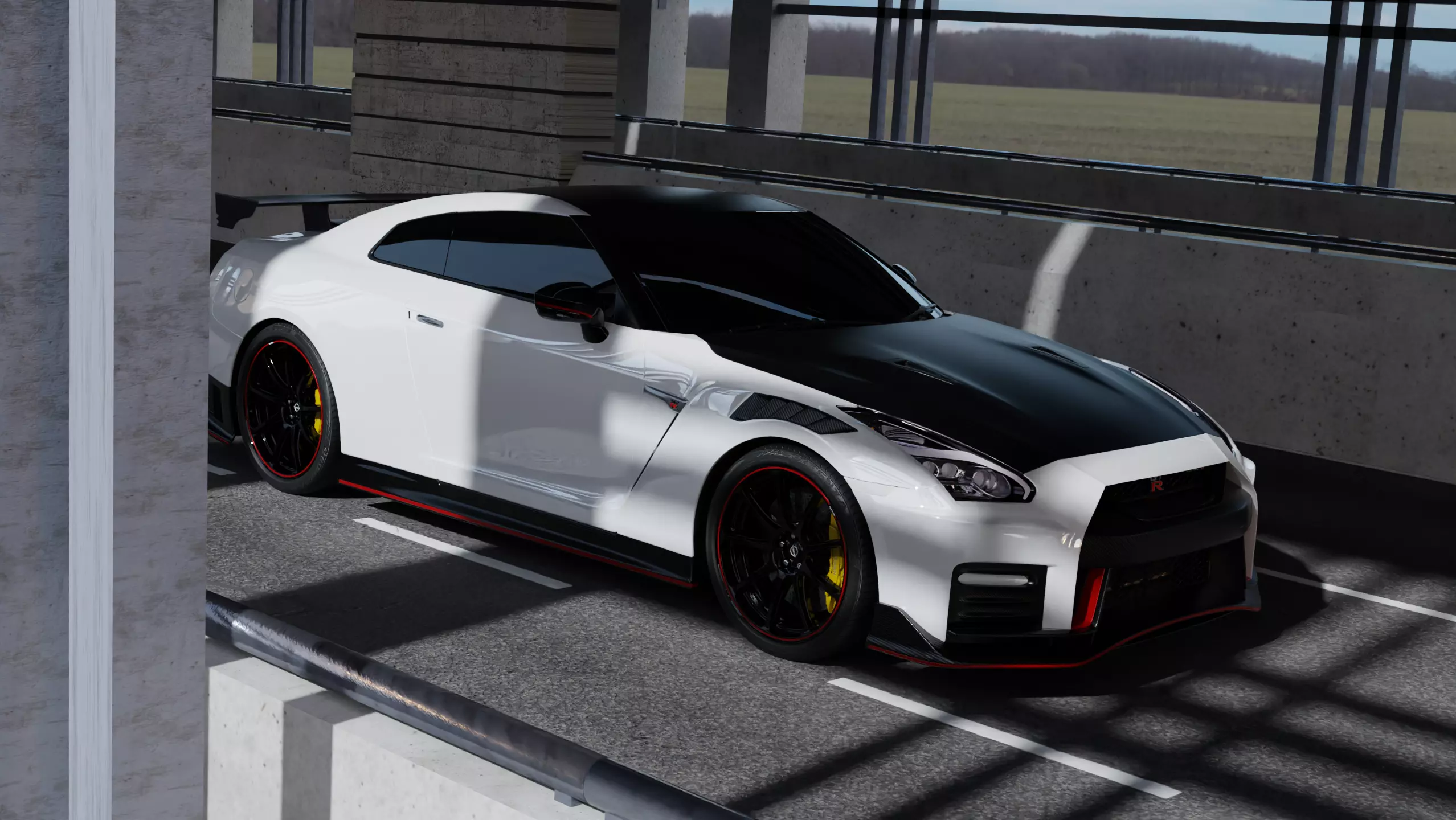 Nissan GT-R 3D model_0
