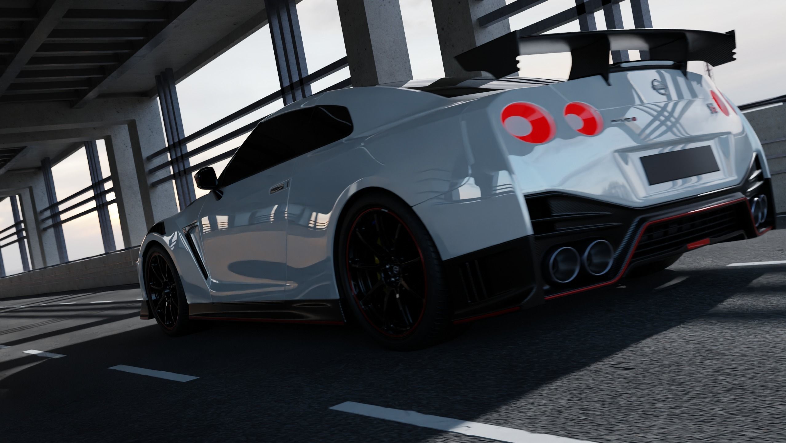 Nissan GT-R 3D model_1