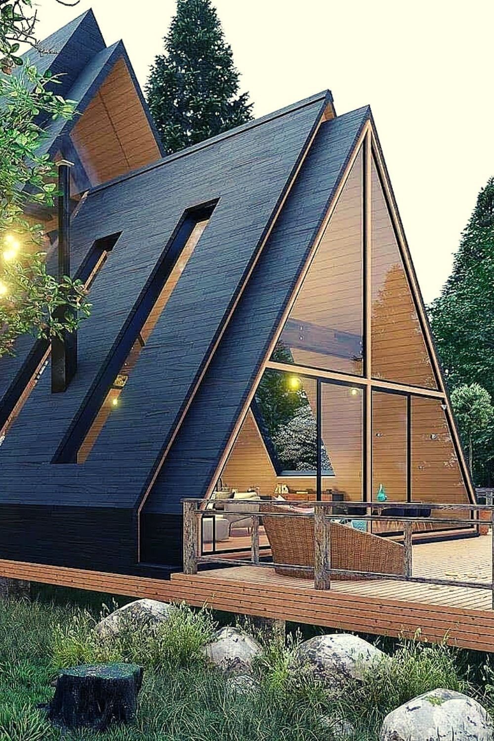 Dream house in forest 3d model 3D model_4