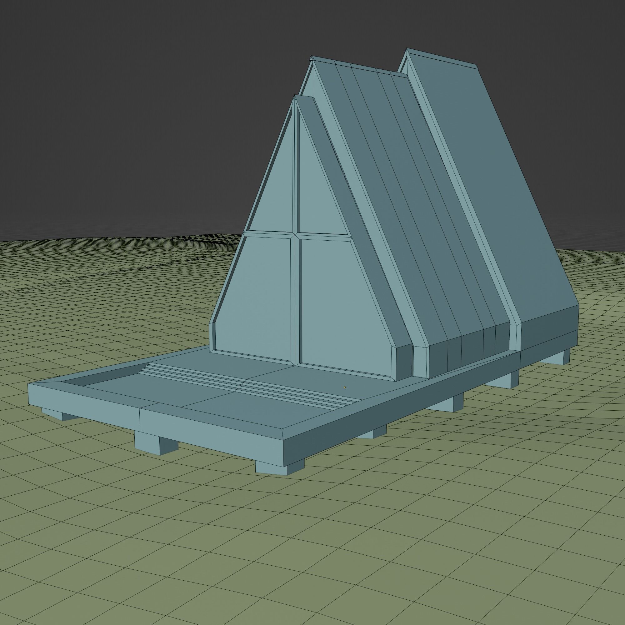 Dream house in forest 3d model 3D model_8