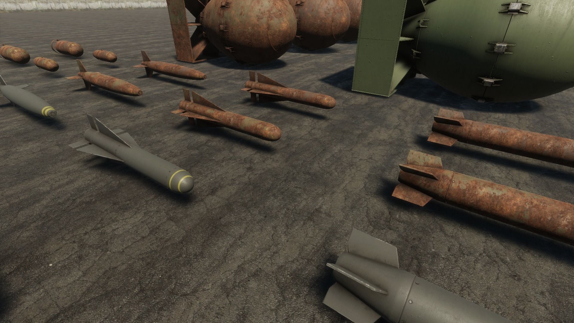 HQ Bombs Collection PBR Low-poly 3D model_20