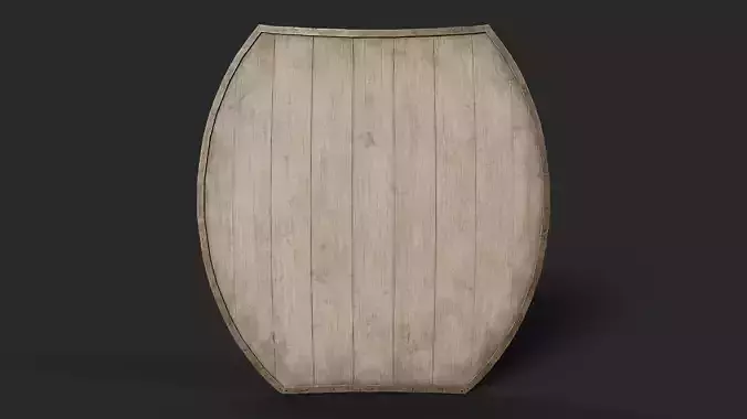 Slavic hybrid shield base Low-poly 3D model