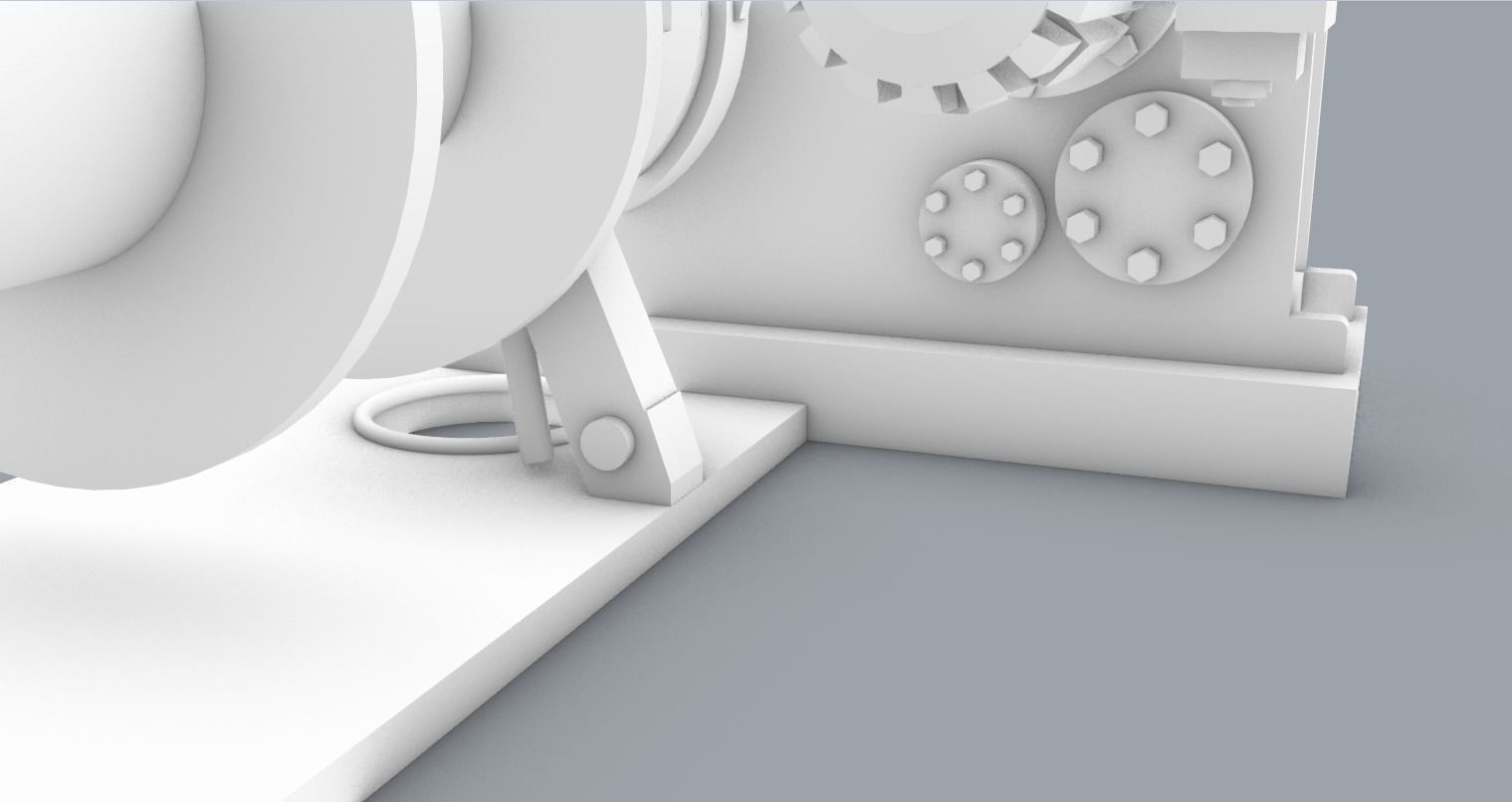 Front Anchor Winch PM 3D print model_5