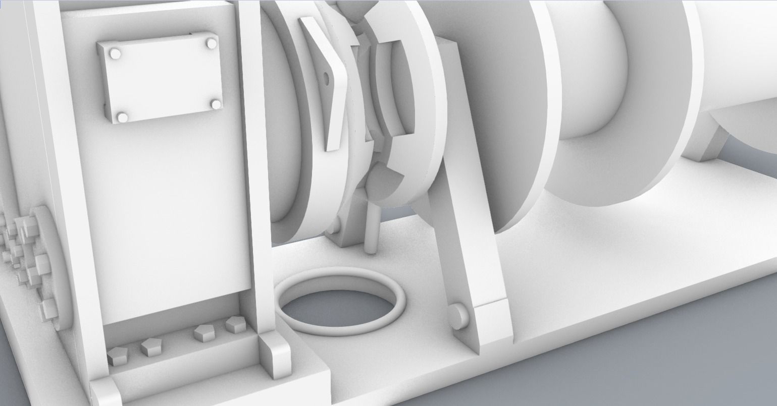 Front Anchor Winch PM 3D print model_12