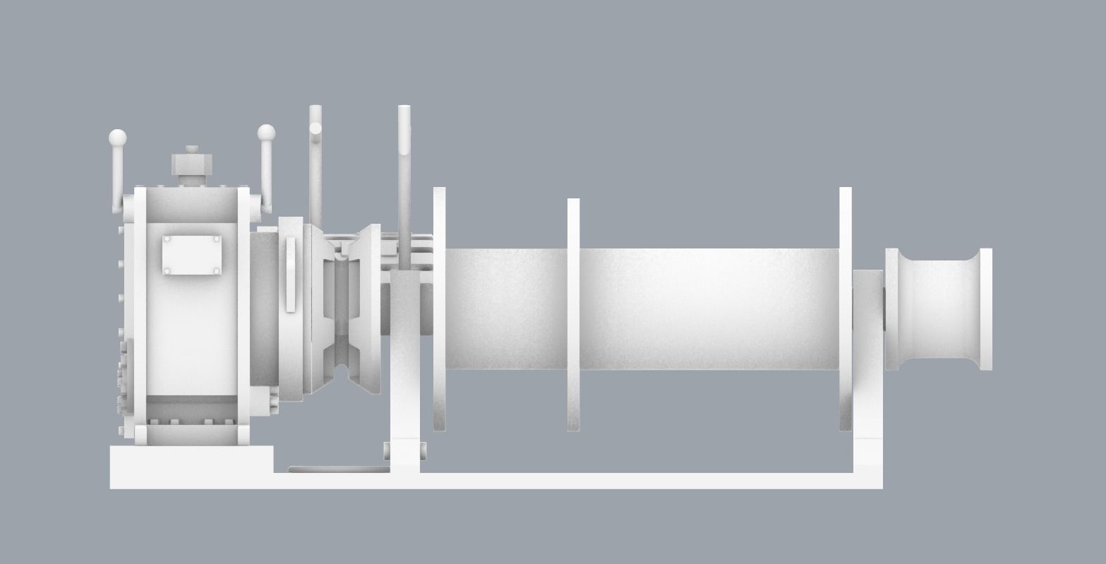 Front Anchor Winch PM 3D print model_20