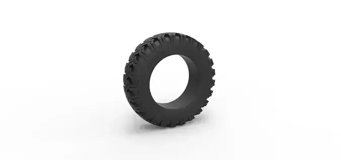 Offroad tire 76 Scale 1 to 25