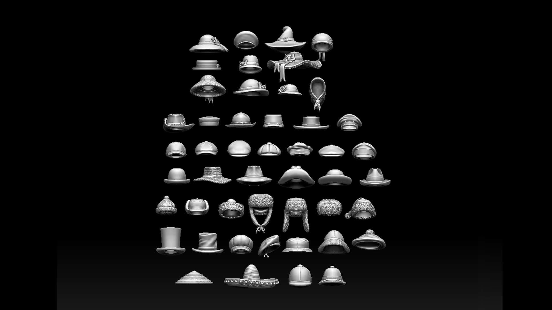 hats and caps 3D print model_6