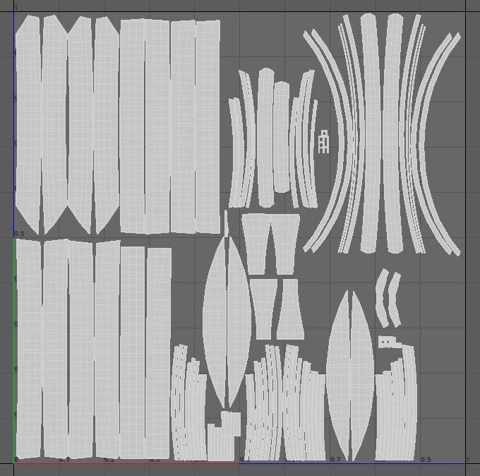 Slavic hybrid shield-painted black with radial symbol Low-poly 3D model_7