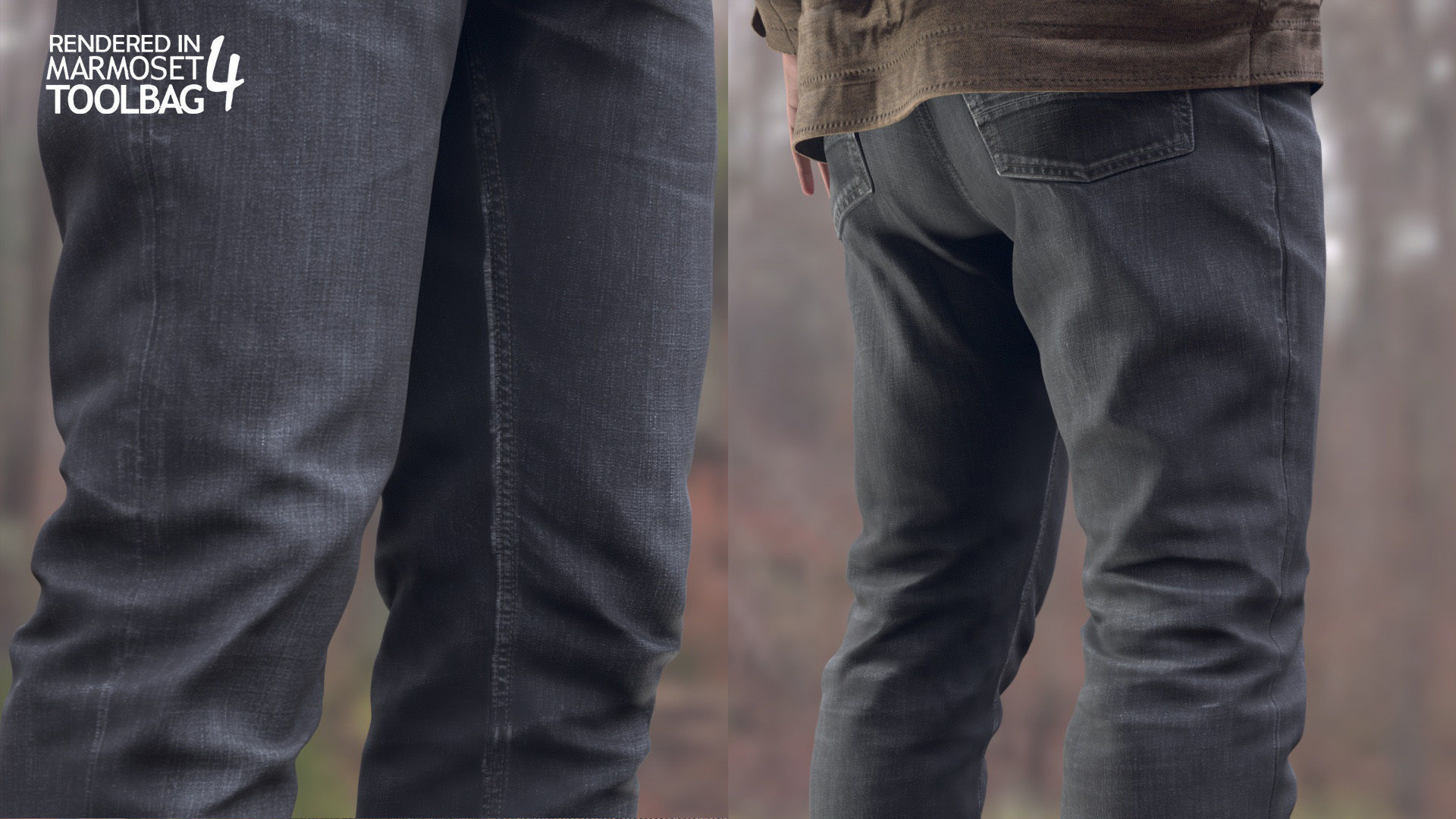 Man - Autumn Outfit 4 - Modular - Rigged Low-poly 3D model_17