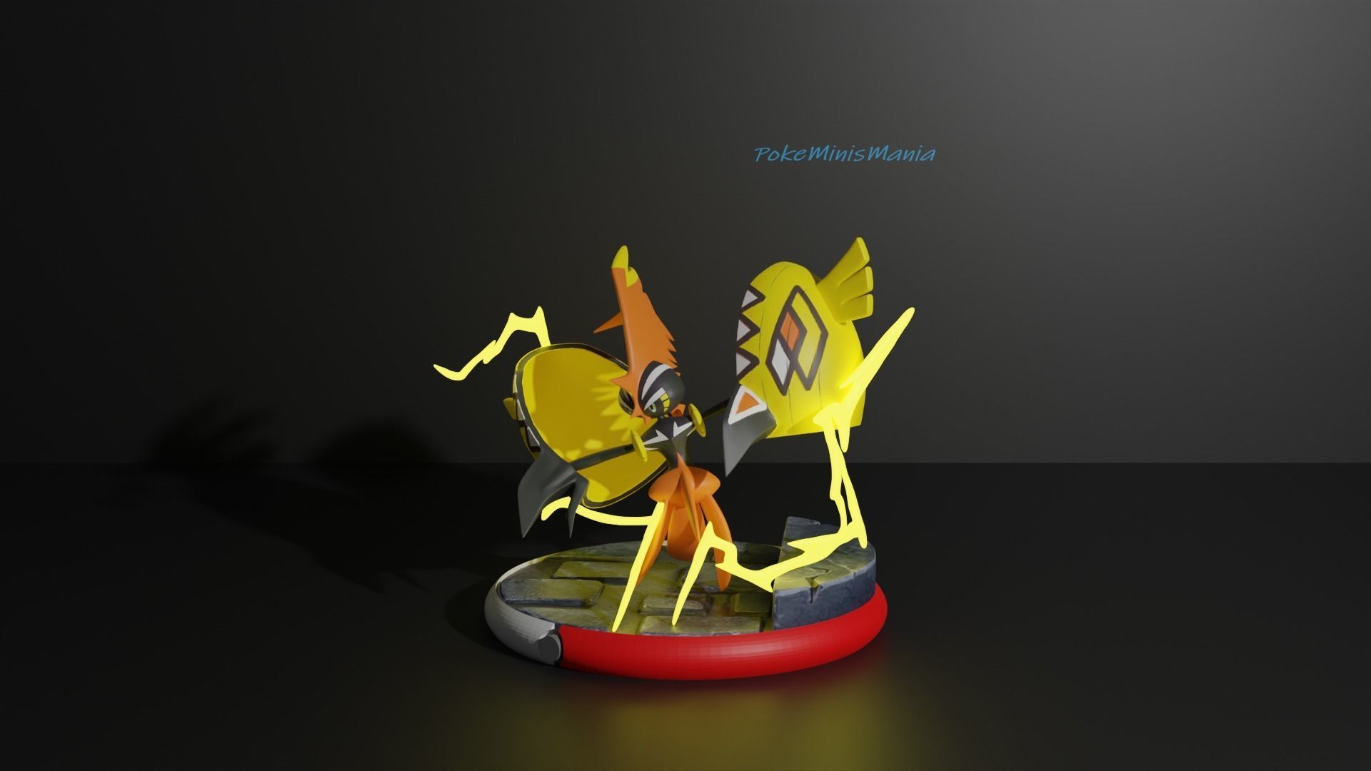 Tapu Koko Lele Fini and Bulu 3D print model 3D print model_2