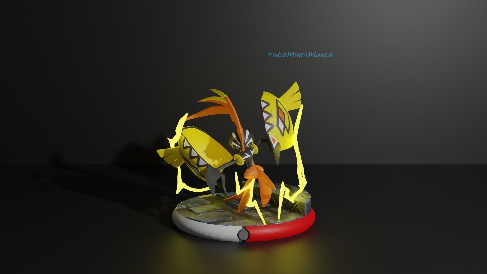 Tapu Koko Lele Fini and Bulu 3D print model 3D print model_1
