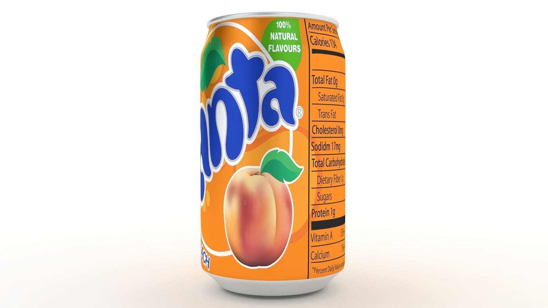 fanta can 3D model_2