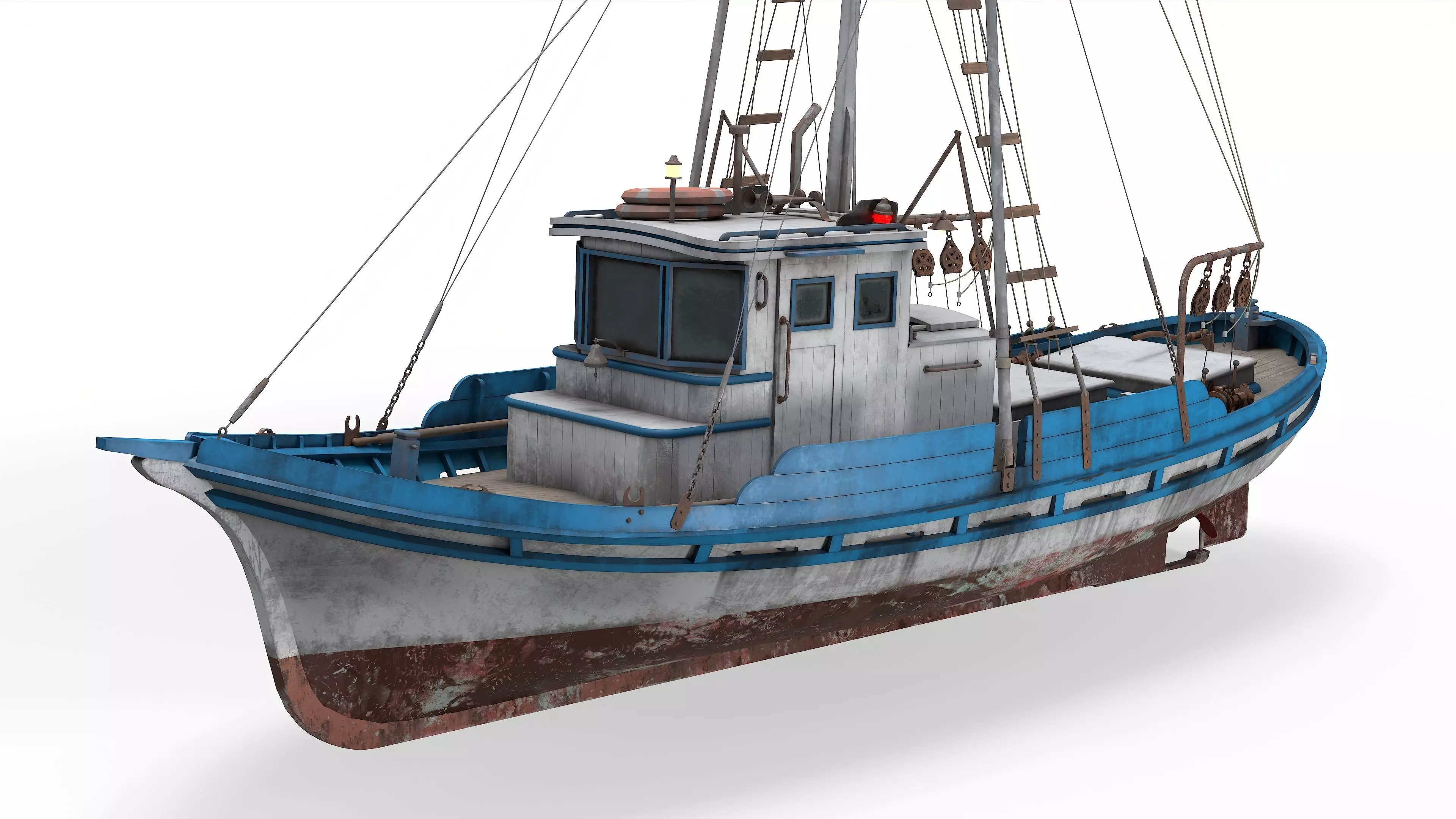 Monterey Clipper Fishing Boat 3D model